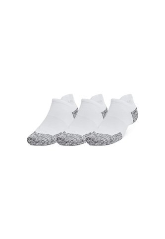 Medias Under Armour Velociti Run Cush 3P -Blanco Under Armour