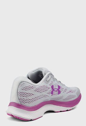Tenis Running Gris-Morado UNDER ARMOUR Charged Bandit 6