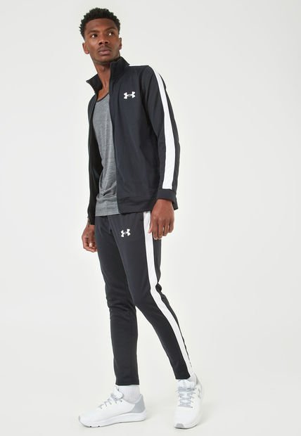 Conjunto Deportivo Negro-Blanco UNDER ARMOUR Knit Track Suit