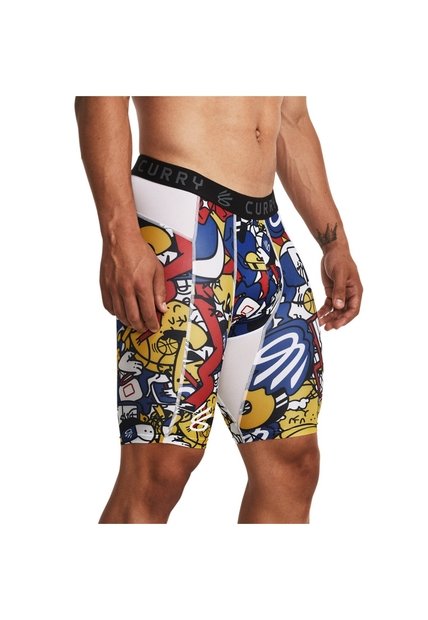 Short Hombre UNDER ARMOUR CURRY HG PRTD SHORTS Blanco Under Armour