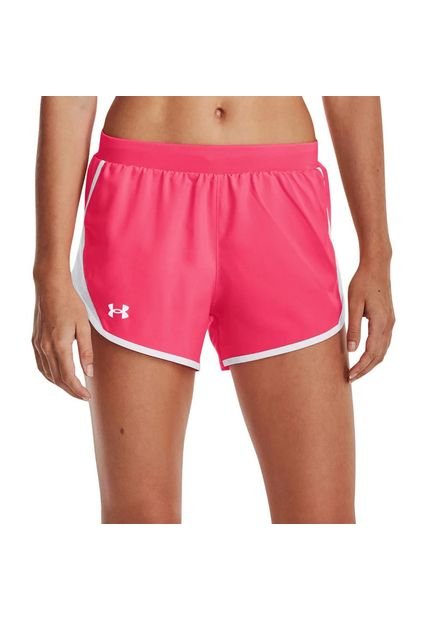 Short Under Armour Fly By 2.0 Para Mujer-Rosa
