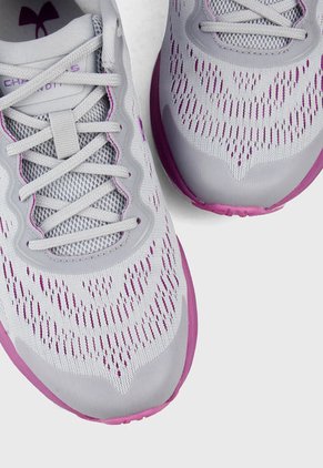 Tenis Running Gris-Morado UNDER ARMOUR Charged Bandit 6