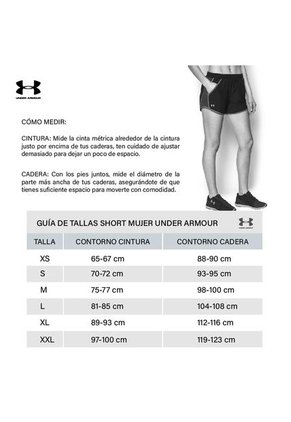 Short Under Armour Fly By 2.0 Para Mujer-Rosa