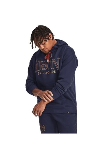 Saco Hombre UNDER ARMOUR PJT RCK RIVAL HOODIE Azul Under Armour