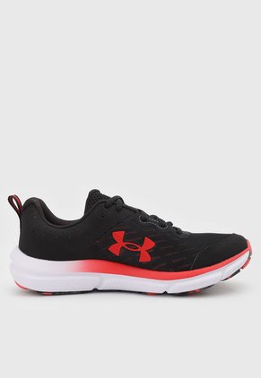 Tenis Running Negro-Rojo-Blanco UNDER ARMOUR Charged Assert 10