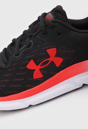 Tenis Running Negro-Rojo-Blanco UNDER ARMOUR Charged Assert 10