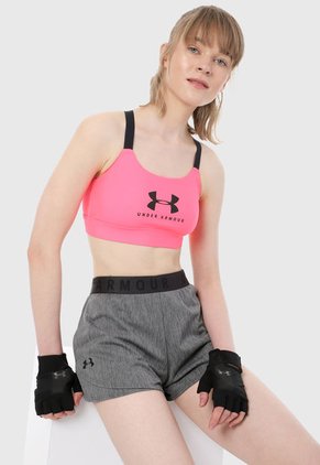 Top Fucsia-Negro UNDER ARMOUR Graphic
