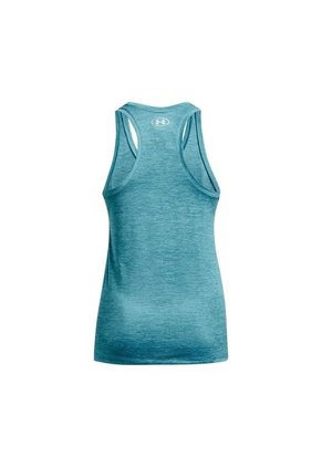 Camiseta Esqueleto Tech Tank Mujer-Azul