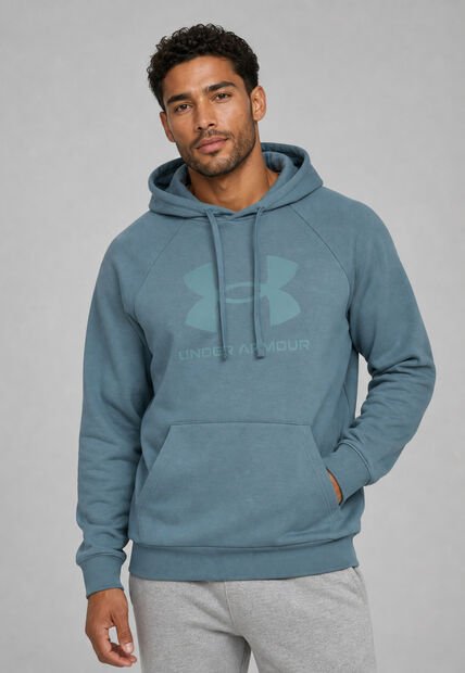 Hoodie UNDER ARMOUR Rival Verde