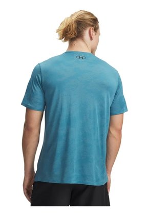 Camiseta Hombre UNDER ARMOUR TECH VENT JCQRD SS Azul Under Armour
