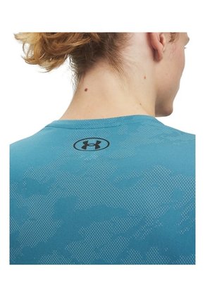 Camiseta Hombre UNDER ARMOUR TECH VENT JCQRD SS Azul Under Armour