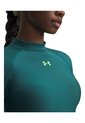 Camiseta Mujer UNDER ARMOUR HEATGER CROP MOCK LS Verde Under Armour de Under Armour