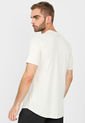 Camiseta Blanco Hueso-Gris UNDER ARMOUR Triple Stack Logo de Under Armour