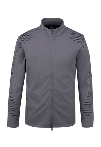 Camiseta Manga Larga Hombre Under Armour HALO ENGINEERED FZ Gris Under Armour Under Armour