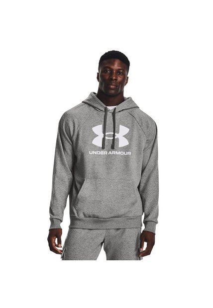 Hoodie Under Armour Rival Fleece-Gris
