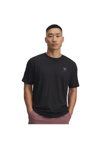 Camiseta Under Armour Pjt Rck Smpl Brnd Ss Hombre-Negro Under Armour