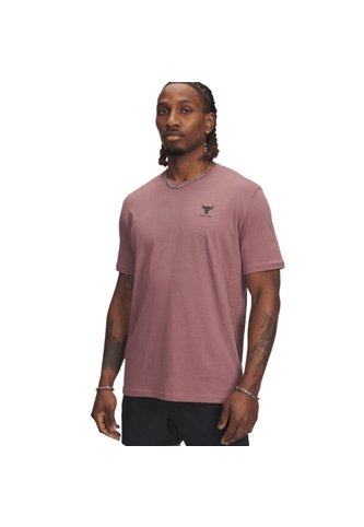 Camiseta Under Armour Pjt Rck Smpl Brnd Ss Hombre-Vino Tinto Under Armour