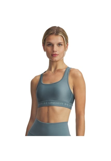Sujetador Mujer Under Armour CROSSBACK MID BRA Azul Under Armour