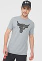 Camiseta Gris-Negro UNDER ARMOUR Rock Brahma B de Under Armour