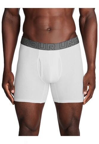 Boxer Hombre UNDER ARMOUR PRFRMNC COTTON SOLID Blanco Under Armour Under Armour