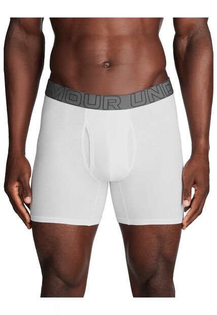 Boxer Hombre UNDER ARMOUR PRFRMNC COTTON SOLID Blanco Under Armour