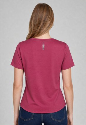 Camiseta Running UNDER ARMOUR Launch Shortsleeve Rosa Mauve
