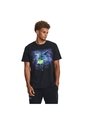 Camiseta Hombre UNDER ARMOUR PJT RCK WOLF HW SS Negro Under Armour de Under Armour