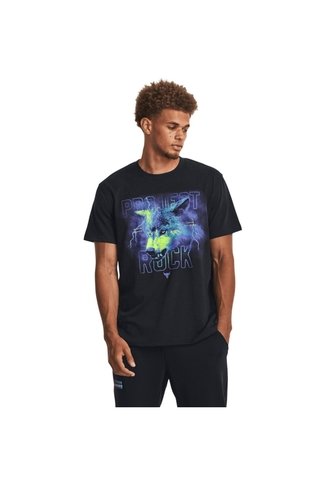 Camiseta Hombre UNDER ARMOUR PJT RCK WOLF HW SS Negro Under Armour Under Armour