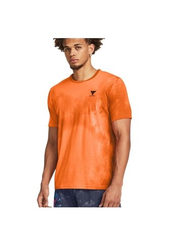 Camiseta Under Armour Pjt Rck Payof Aop Gr-Naranja Under Armour