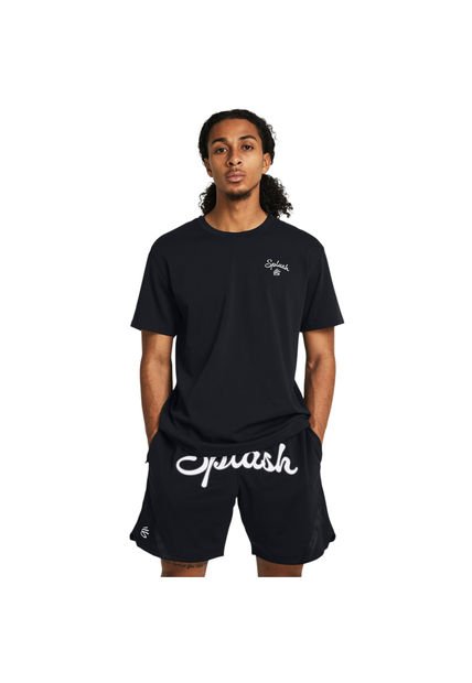 Camiseta Hombre UNDER ARMOUR CURRY EMB SPLASH TEE Negro Under Armour