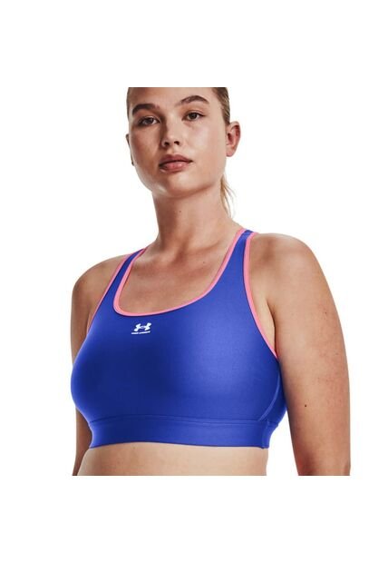 Top Under Armour Thntcs Mid Padless Mujer-Azul