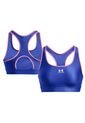 Top Under Armour Thntcs Mid Padless Mujer-Azul de Under Armour
