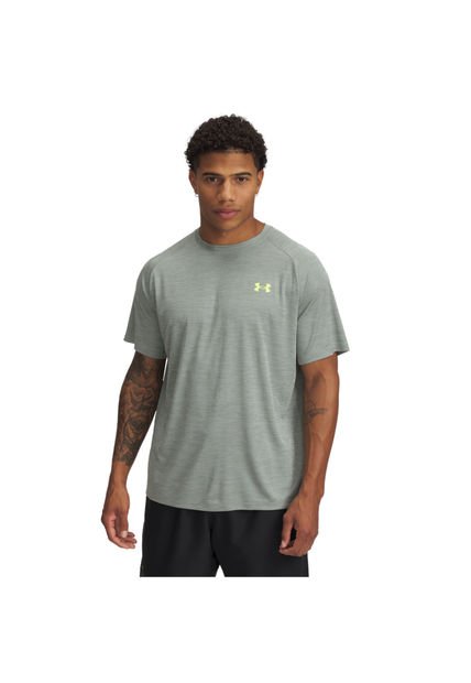 Camiseta Hombre UNDER ARMOUR UA TECH TEXTURED Verde Under Armour