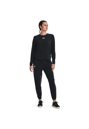 TOP NEGRO MUJER RIVAL TERRY CREW-BLK 1369856-001-N11 Under Armour