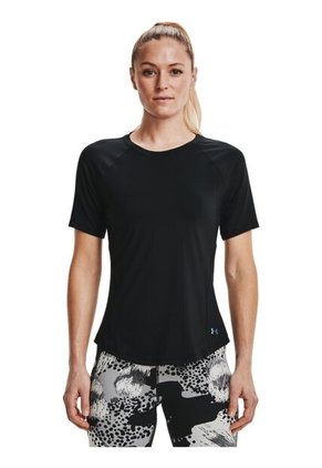 Camiseta Negro Mujer UA RUSH SS-BLK 1368178-001-N11 Under Armour