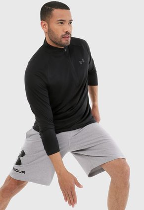Buzo Negro UNDER ARMOUR Tech 2.0 1/ 2 zip