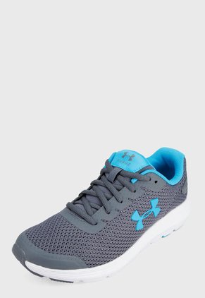 Tenis Running Gris-Azul-Blanco UNDER ARMOUR Surge 2