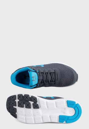 Tenis Running Gris-Azul-Blanco UNDER ARMOUR Surge 2