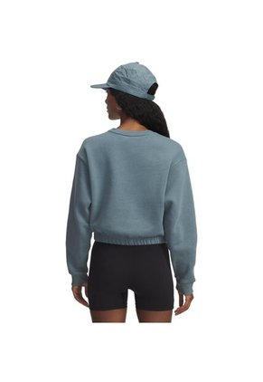 Buzo Mujer Under Armour RIVAL FLC PIPED CREW Azul Under Armour