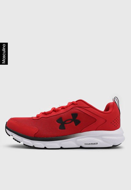 Tenis Running Rojo-Negro-Blanco UNDER ARMOUR Charged Assert 9
