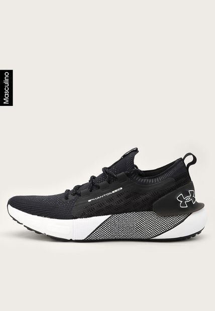 Tenis Running Negro-Blanco-Gris UNDER ARMOUR HOVR Phantom 3 SE