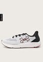 Tenis Running Blanco-Negro-Rojo UNDER ARMOUR Charged Pursuit 3 Big Logo de Under Armour