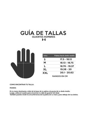 Guantes Under Armour Training-Negro