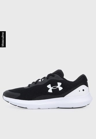 Tenis Running Negro-Blanco UNDER ARMOUR Surge 3 Under Armour