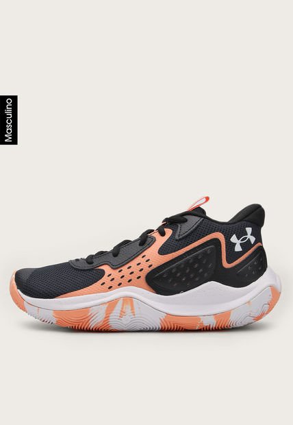Tenis Basketball Negro-Salmón-Blanco UNDER ARMOUR Jet '23