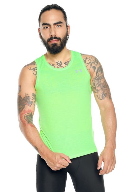 Camiseta Esqueleto Verde Neón UNDER ARMOUR