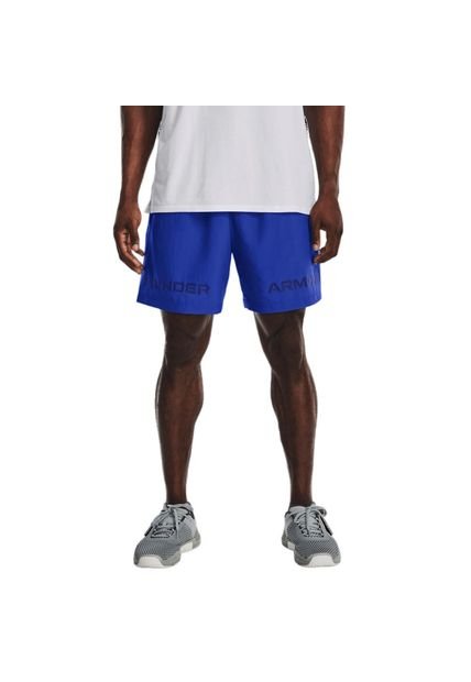 Pantaloneta Under Armour Woven Grphc 7.8 In-Azul