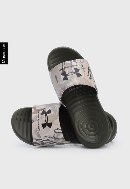 Playera Verde-Beige-Negro UNDER ARMOUR Ansa