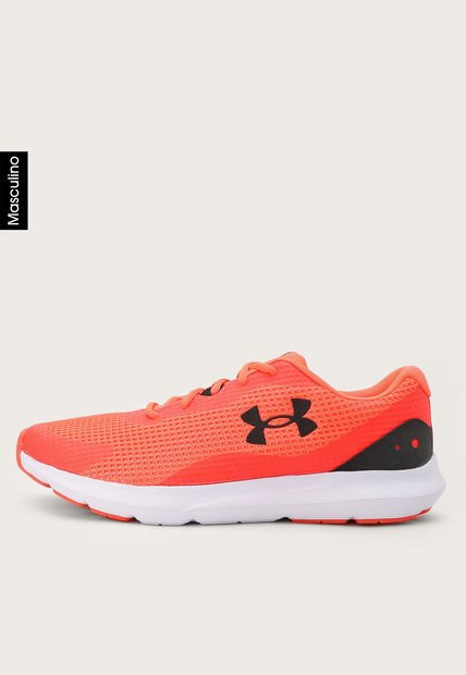 Tenis Running Coral-Negro-Blanco UNDER ARMOUR Surge 3