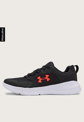Tenis Running Negro-Coral UNDER ARMOUR Essential